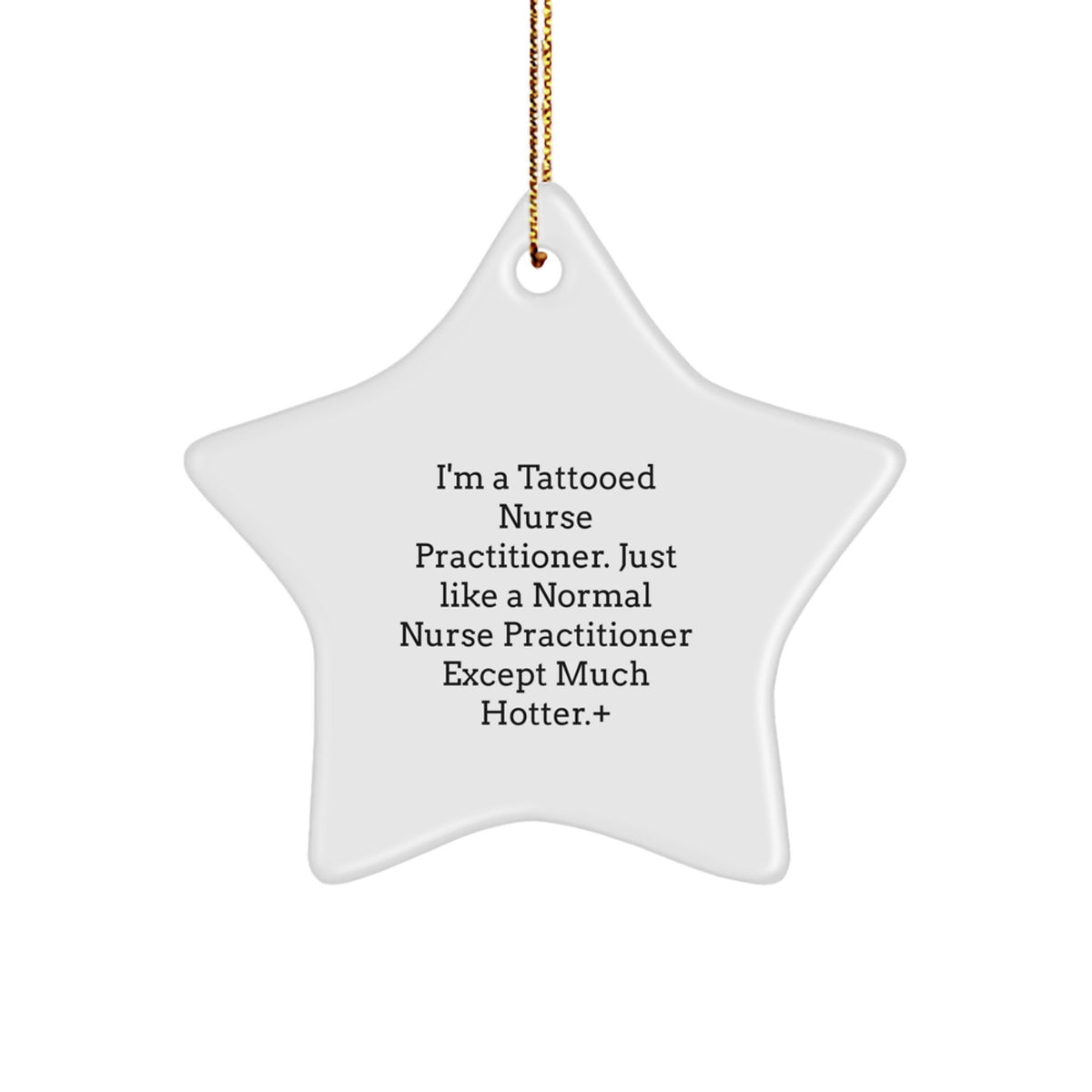 Nurse Practitioner Star Ornament Keepsake for Him Christmas Gift - Image 1