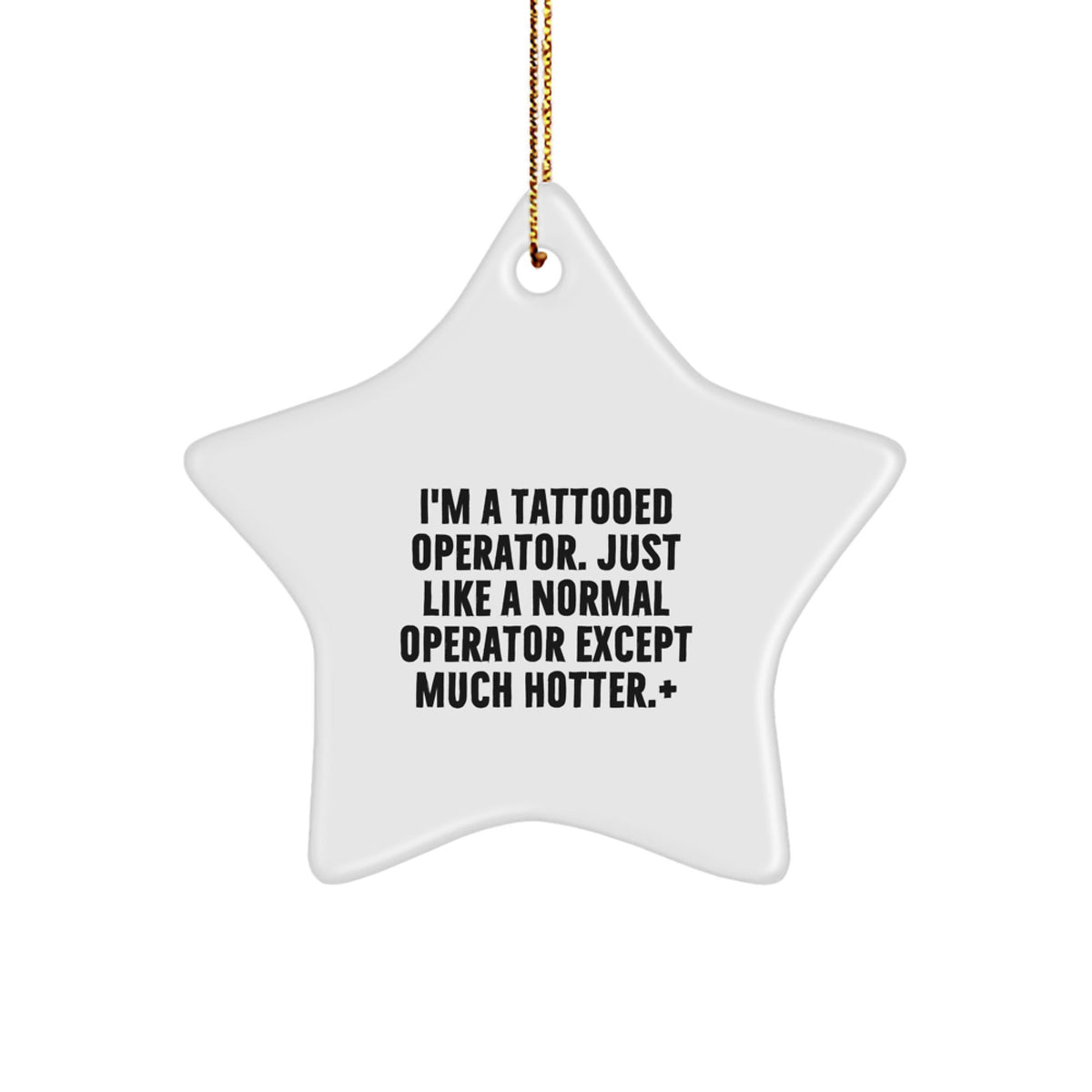Christmas Ornament Gift for Family A Treasure - Tattooed Operator - Image 1