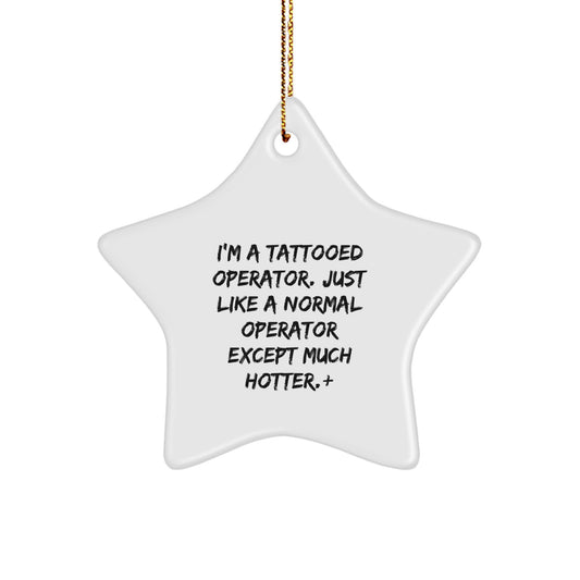 Teens Memento Christmas Ornament Gift for Operators - Image 1