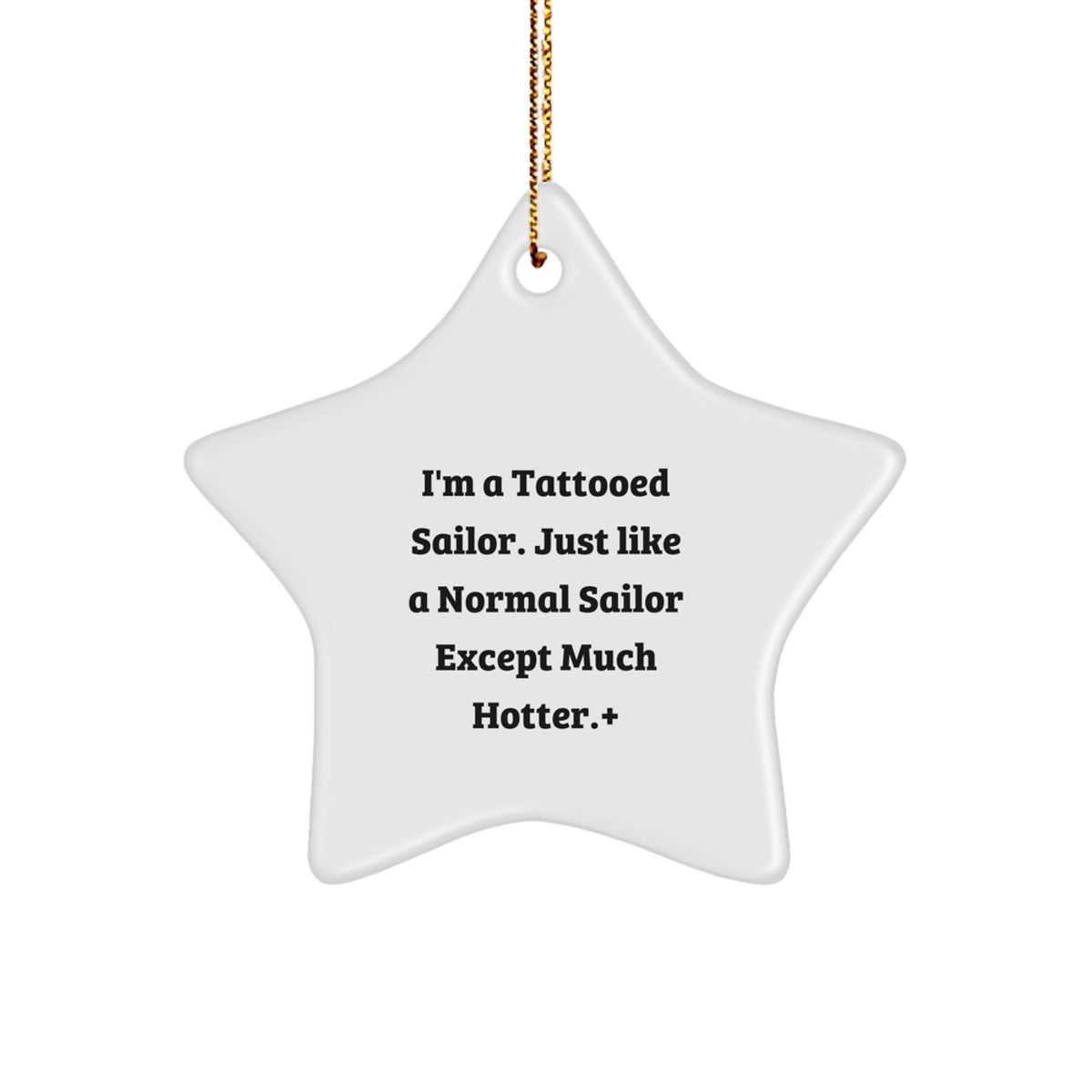 Sailor Star Ornament Keepsake for Her Present Christmas Gift - Image 1