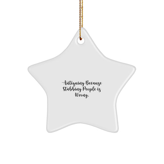 Christmas Gift for Her Antiquing Present - A Humorous Keepsake - Image 1
