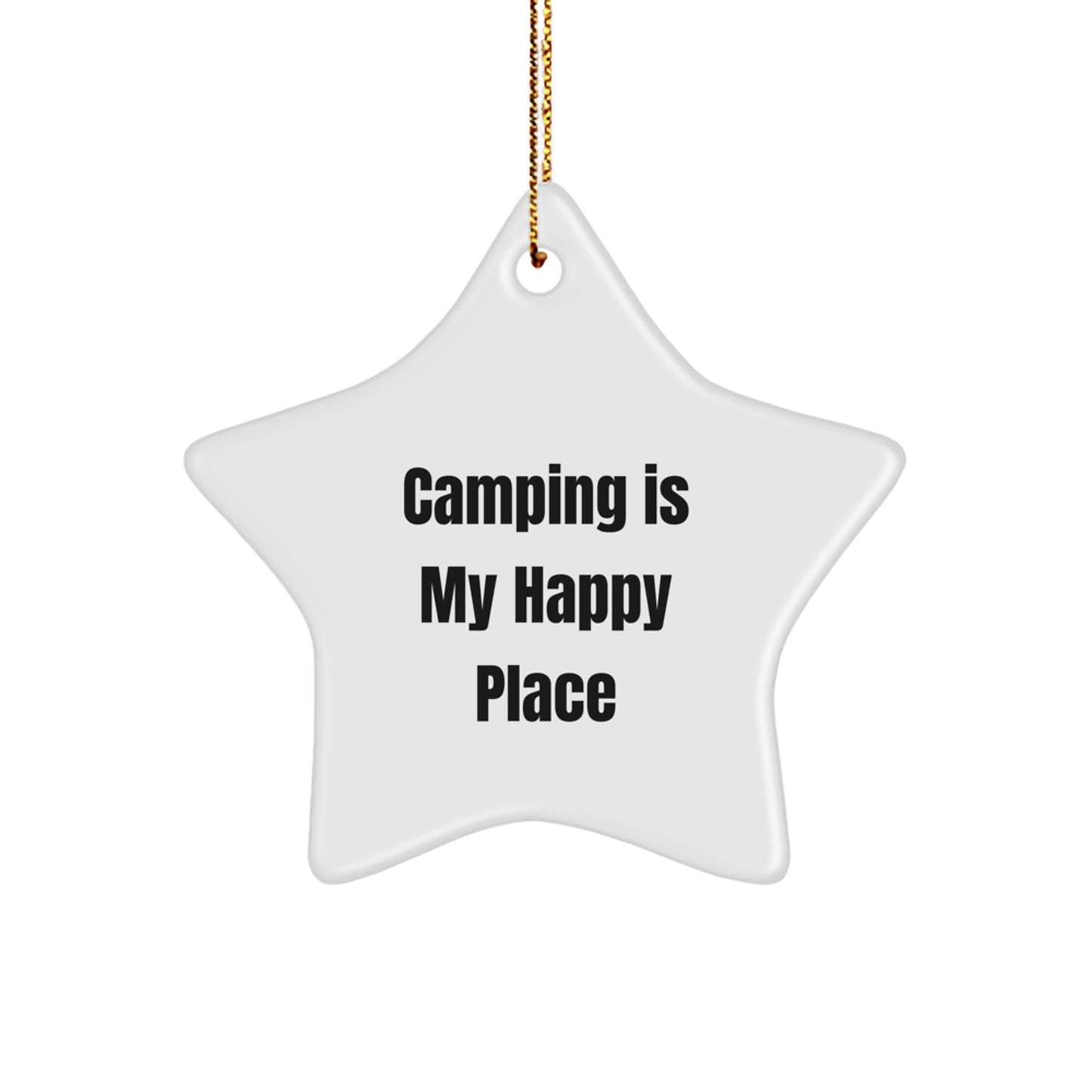 Cute Camping Star Ornaments Gifts from Friends and Family for Camping Lovers at Christmas - Image 1