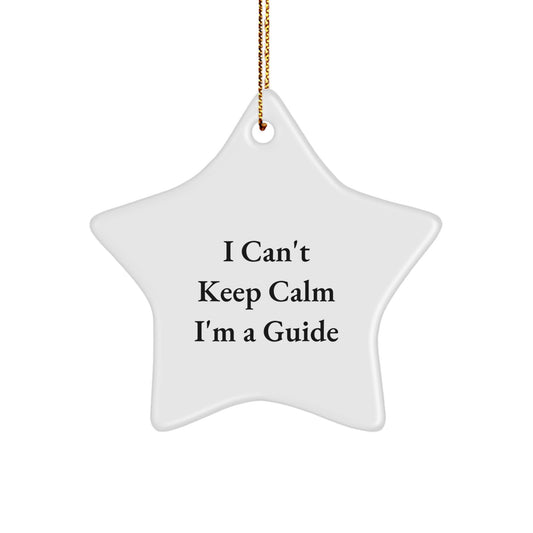 Funny Guide Star Ornament Gifts from Friends for Guide - Image 1