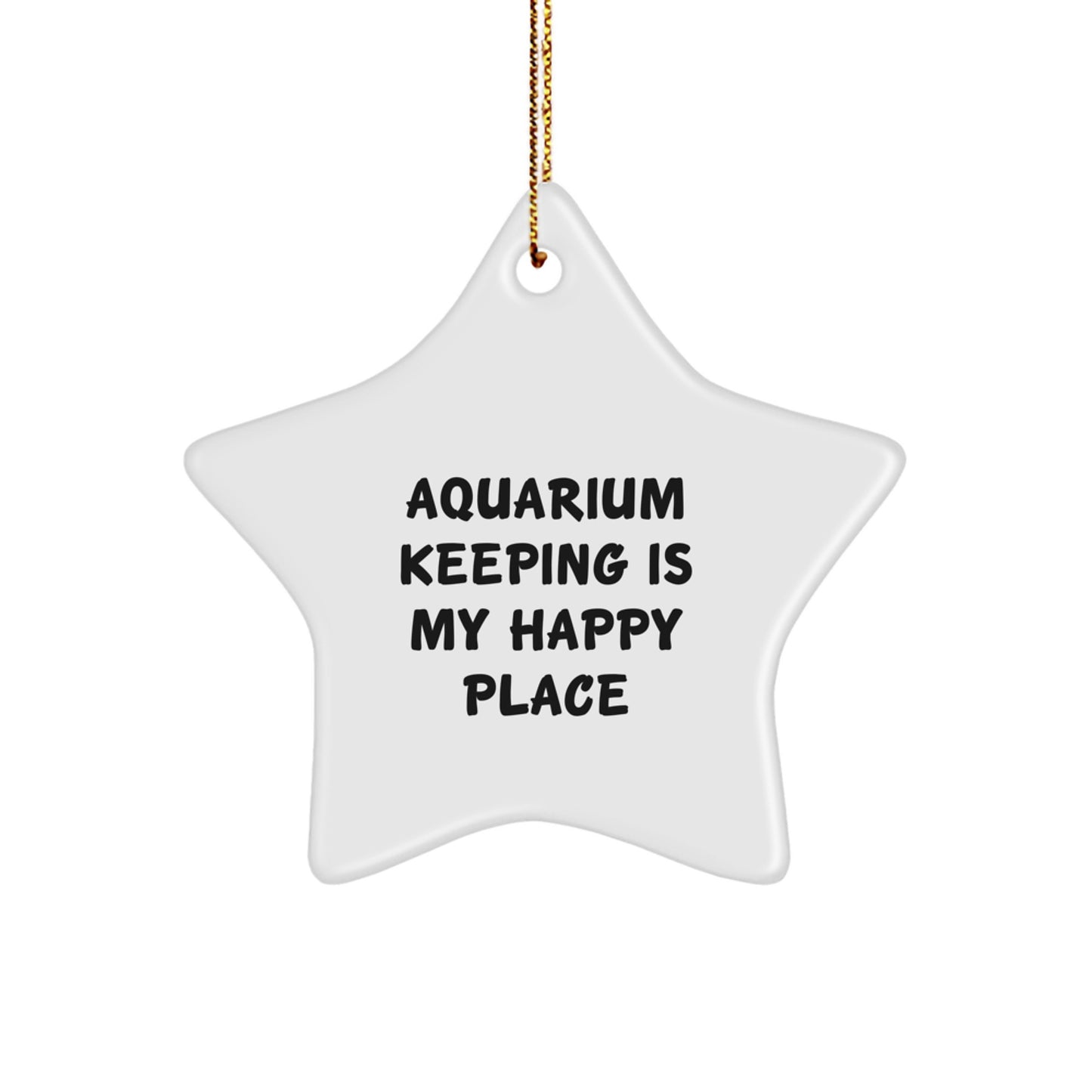 Gifts from Friends for Aquarium Keeping Enthusiasts, Funny Star Ornament for Christmas, Perfect Decoration for Homes - Image 1