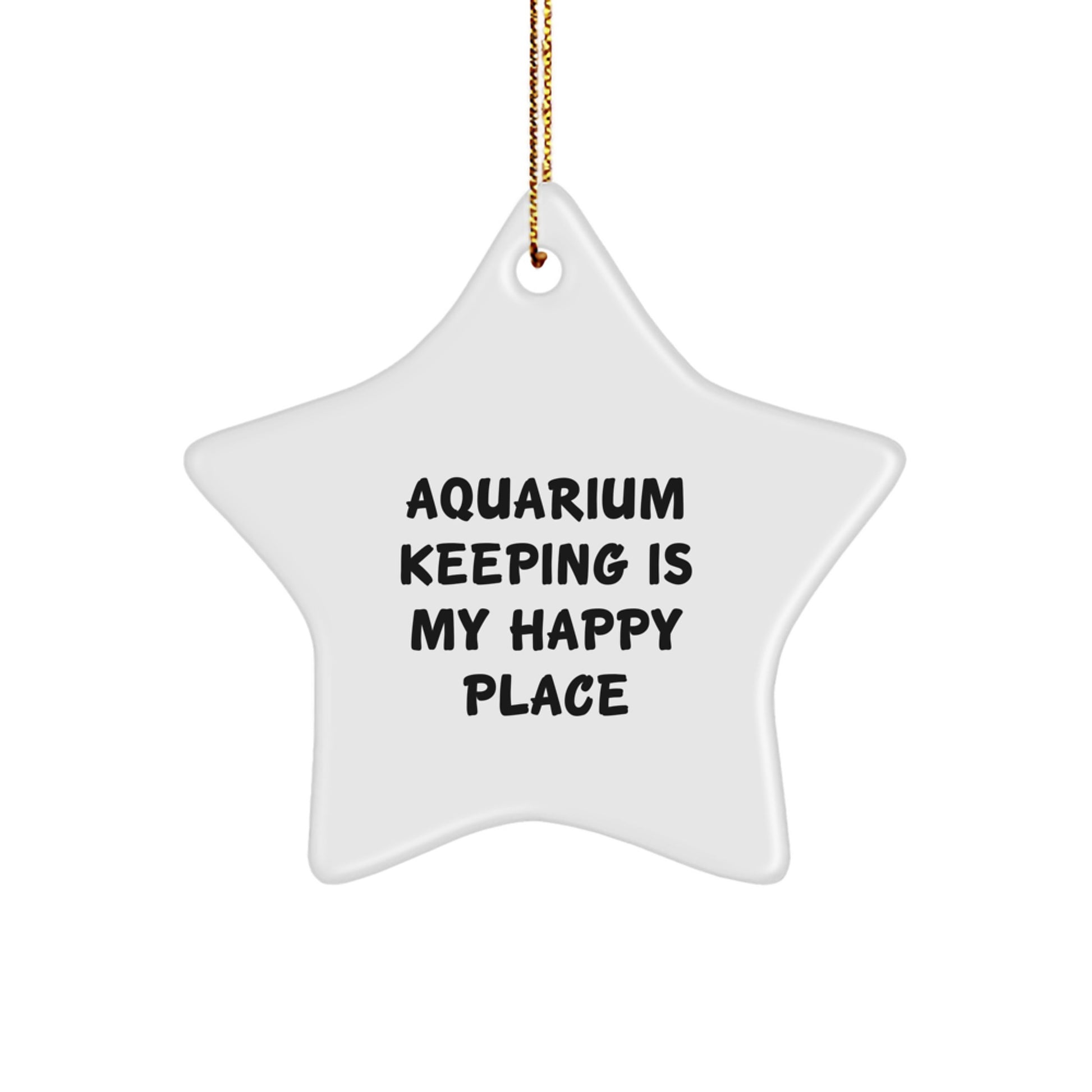 Gifts from Friends for Aquarium Keeping Enthusiasts, Funny Star Ornament for Christmas, Perfect Decoration for Homes - Image 1