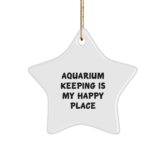 Gifts from Friends for Aquarium Keeping Enthusiasts, Funny Star Ornament for Christmas, Perfect Decoration for Homes - Image 1