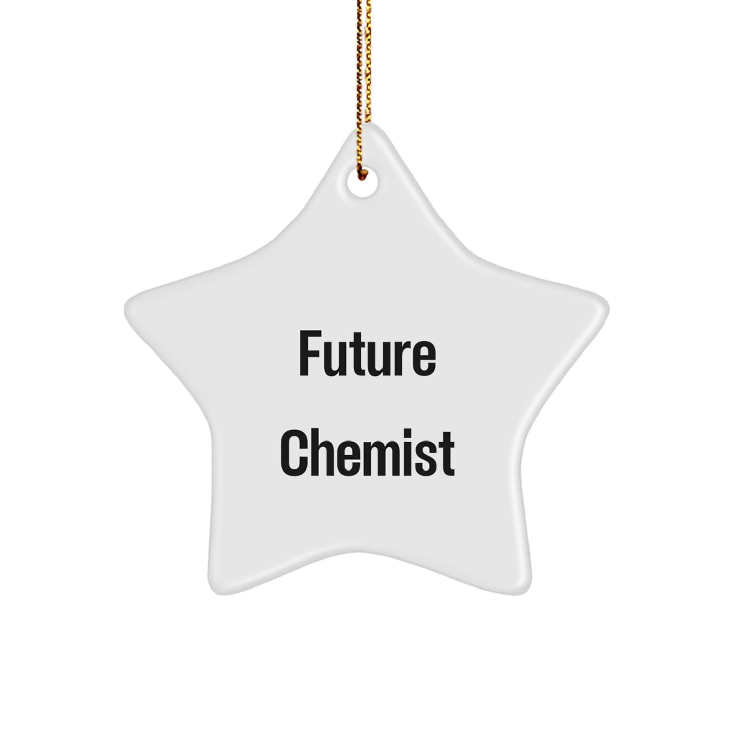 Gifts from Family to Future Chemist Star Ornament Funny Quote Christmas Unique Gifts - Image 1