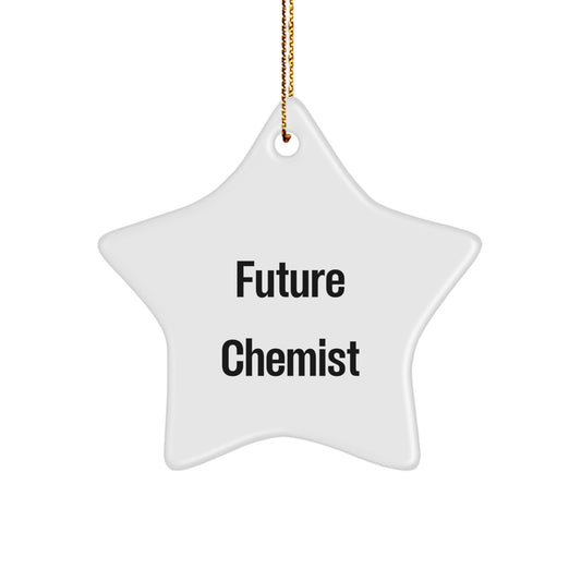Gifts from Family to Future Chemist Star Ornament Funny Quote Christmas Unique Gifts - Image 1