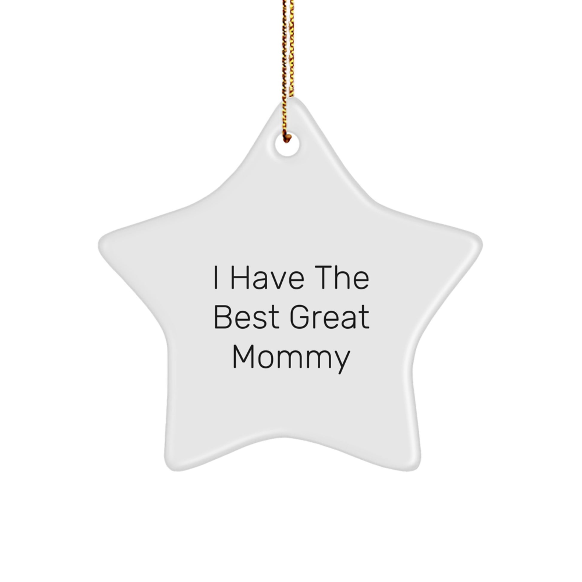 Funny Mommy Gifts from Men to Mommy - Great Mommy Star Ornament for Christmas Unique Gifts - Image 1