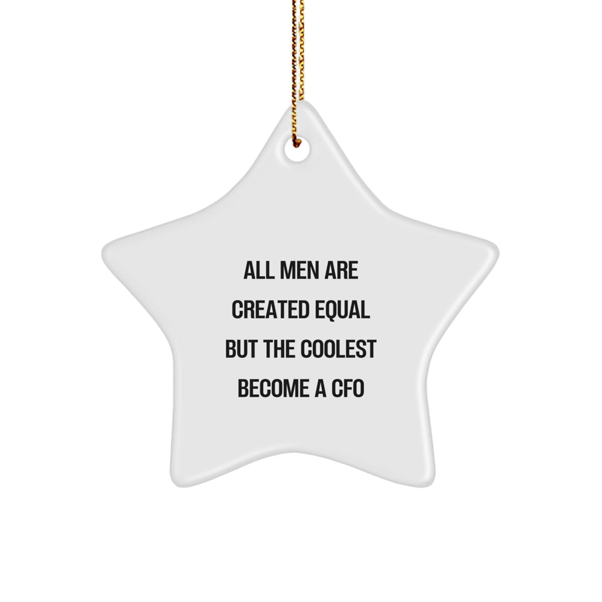 Cfo Keepsake Christmas Ornament for Him Holiday Gift Starry Bright - Image 1