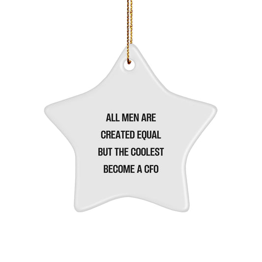 Cfo Keepsake Christmas Ornament for Him Holiday Gift Starry Bright - Image 1