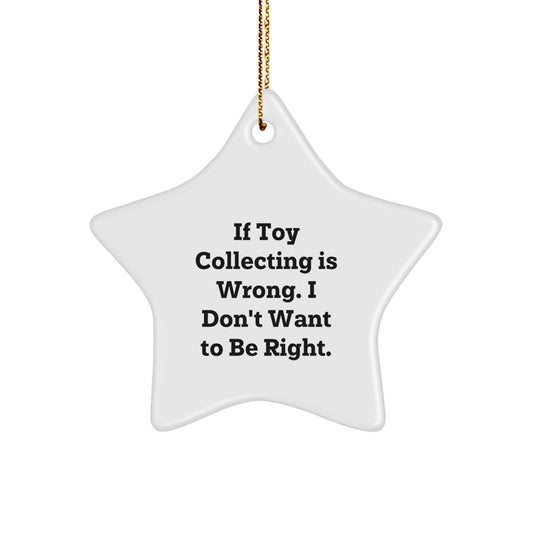 Funny Star Ornament Gifts from Family to Toy Collecting Enthusiasts on Christmas - Image 1