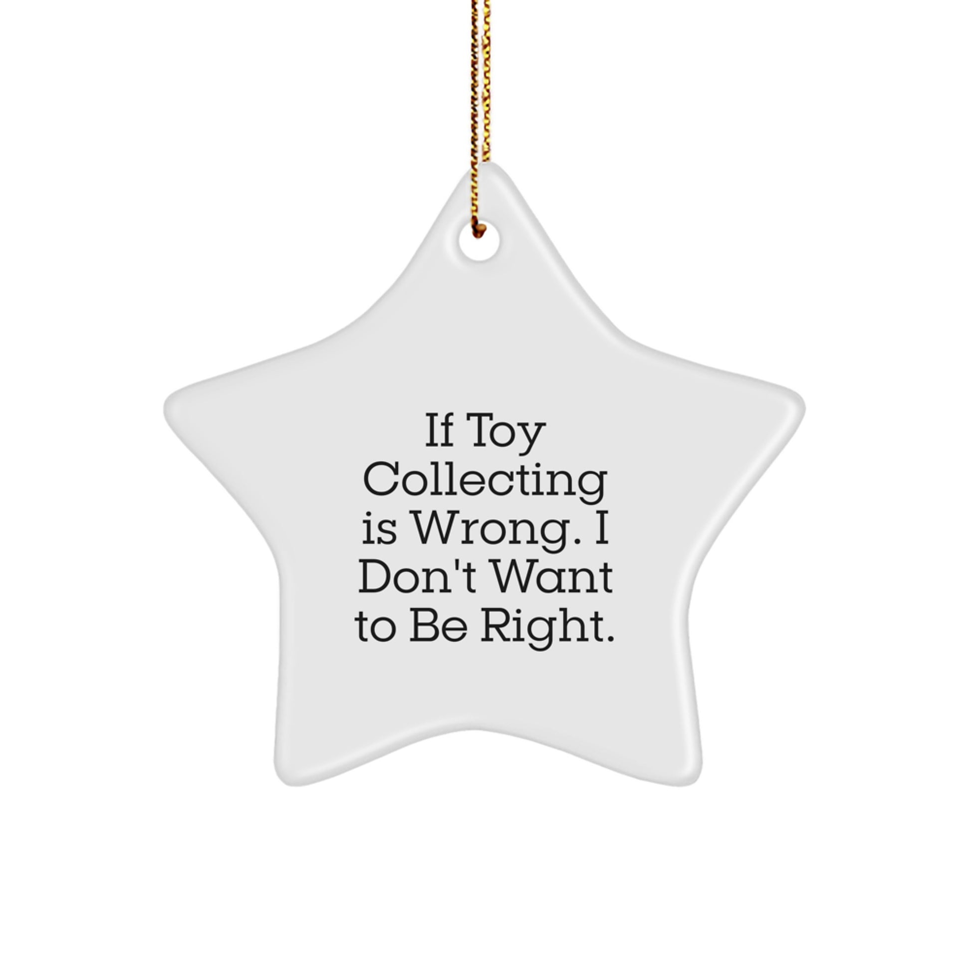 Funny Toy Collecting Gifts for Christmas from Friends, Family, or Coworkers - Cute Star Ornament with Inspirational Quote - Image 1