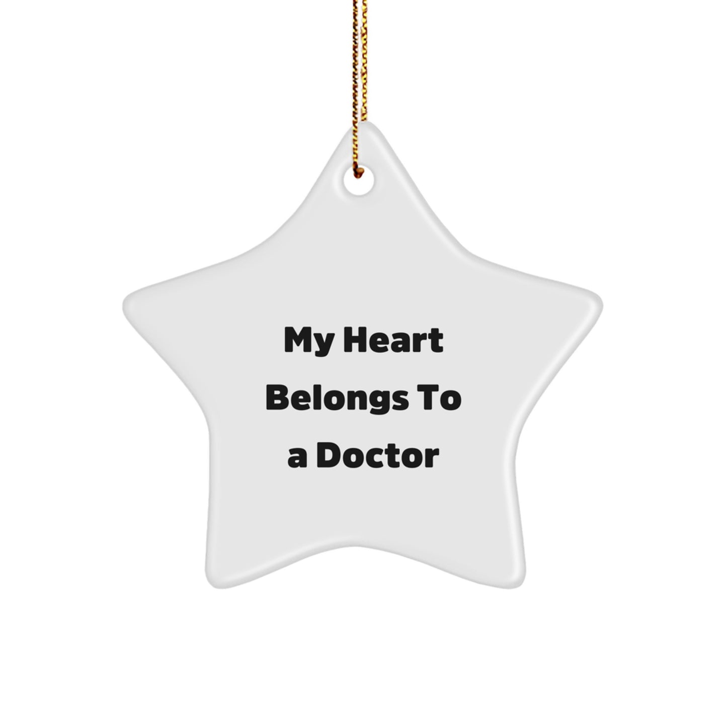 Funny Doctor Gifts from Men for Women, Star Ornament Decoration for Christmas Unique Presents - Image 1